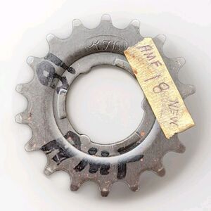 VINTAGE KJ18 BLACK BIKE BICYCLE COG COASTER BRAKE COG 18T 3/32" BRAKE HUB #6